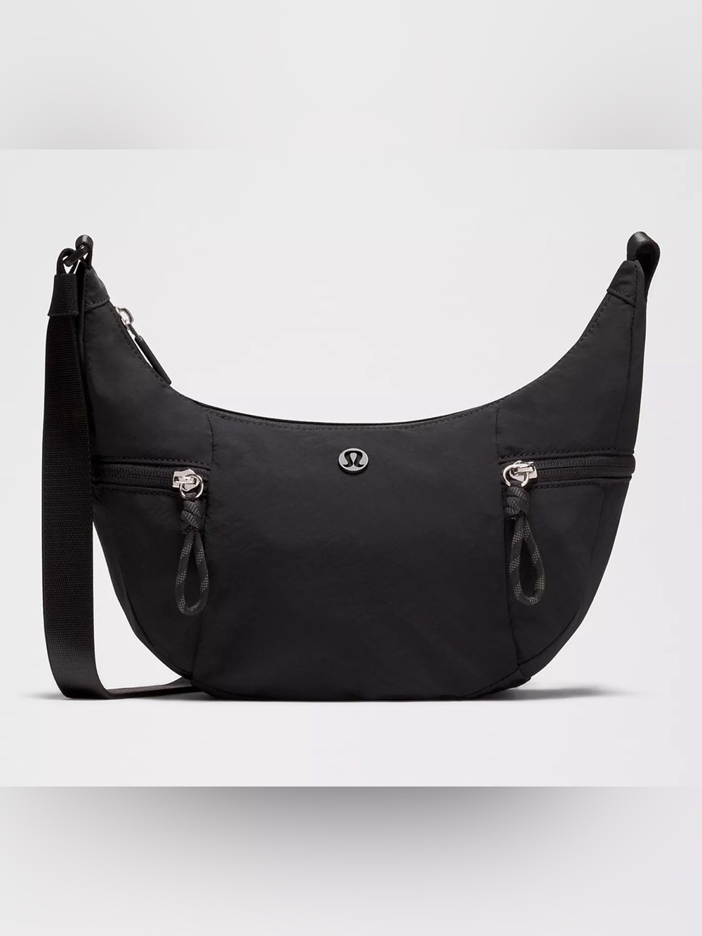 lululemon Small 3L slouchy sling Bag with Silver Accents NWOT